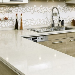 quartz countertop white
