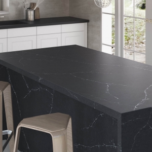 silestone black quartz
