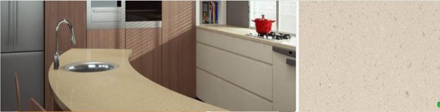 creme brule quartz worktops