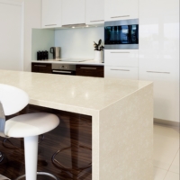 white quartz worktop