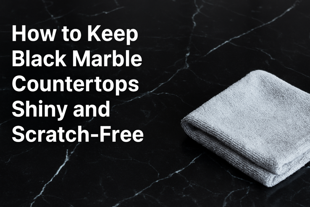 How to Keep Black Marble Countertops Shiny and Scratch-Free