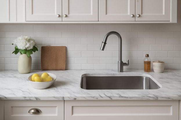 marble kitchen worktops